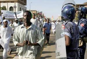 sudan demonstrators